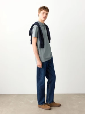 MANGO TEEN - Koszulka polo z krótkim rękawem niebieski - - Chłopak