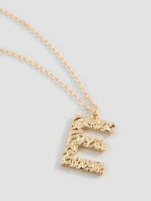MANGO TEEN - Naszyjnik z literą złoty - Rozmiar uniwersalny - Dziewczyna