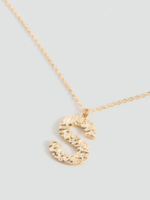MANGO TEEN - Naszyjnik z literą złoty - Rozmiar uniwersalny - Dziewczyna