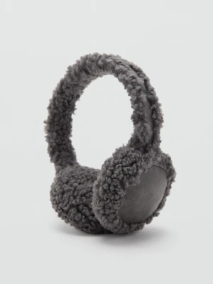 MANGO TEEN - Nauszniki z baranka szary - Rozmiar uniwersalny - Dziewczyna