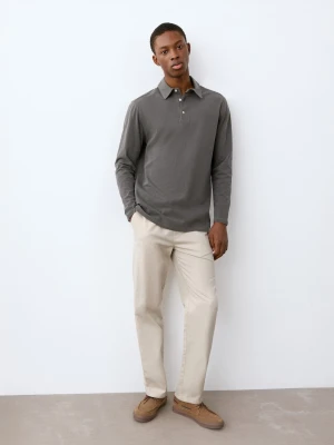 Spodnie z bawełny i lnu ze sznurkiem piaskowy - Chłopak - - MANGO TEEN