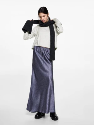 MANGO TEEN - Sweter z cienkiej dzianiny oversize jasnoszary - - Dziewczyna