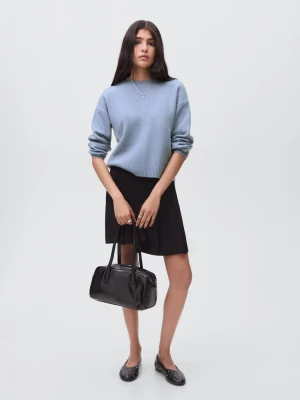 MANGO TEEN - Sweter z dzianiny błękitny - - Dziewczyna