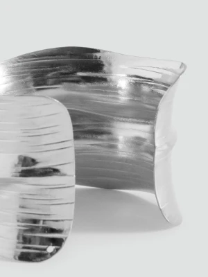 Sztywna bransoletka z wypukłościami srebrny - Dziewczyna - Rozmiar uniwersalny - MANGO TEEN