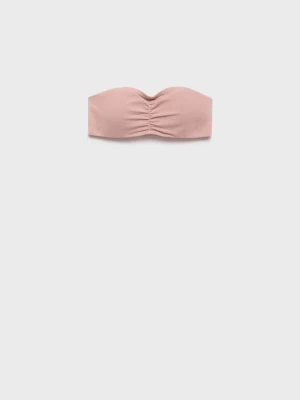 MANGO TEEN - Top bandeau cielisty - - Dziewczyna