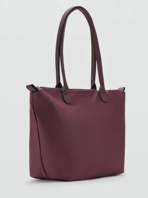 MANGO TEEN - Torba shopper burgund - Rozmiar uniwersalny - Dziewczyna