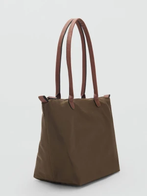 MANGO TEEN - Torba shopper khaki - Rozmiar uniwersalny - Dziewczyna