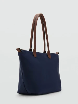 MANGO TEEN - Torba shopper niebieski - Rozmiar uniwersalny - Dziewczyna