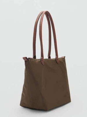 MANGO TEEN - Torba shopper khaki - Rozmiar uniwersalny - Dziewczyna