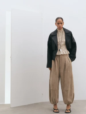 MANGO - Top z dzianiny z teksturą kremowy / écru - - Kobieta