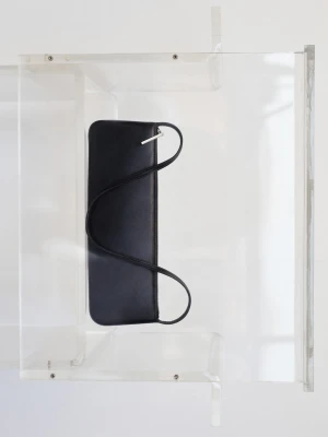 MANGO - Torebka na ramię na zamek czarny - Rozmiar uniwersalny - Kobieta