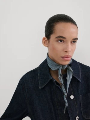 MANGO - Zestaw 2 apaszek niebieski - Rozmiar uniwersalny - Kobieta