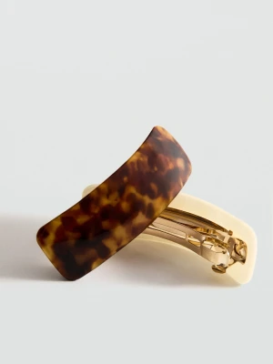 MANGO - Zestaw 2 spinek do włosów czekoladowy - Rozmiar uniwersalny - Kobieta