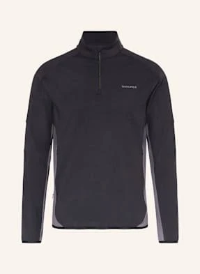 Manors Midlayer Quarter Zip Tech schwarz