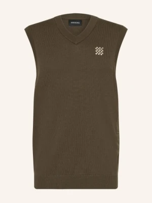 Manors Sweter Bez Rękawów braun