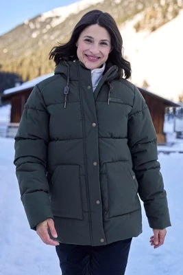 Manta damska ocieplana kurtka z podszewką typu Borg - Green Mountain Warehouse