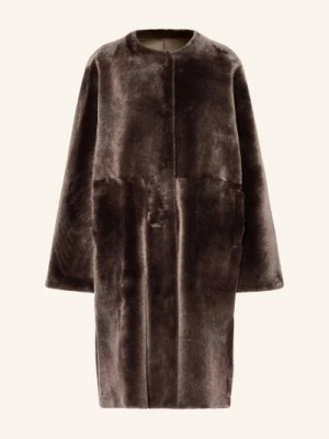 Manzoni 24 Dwustronny Płaszcz braun