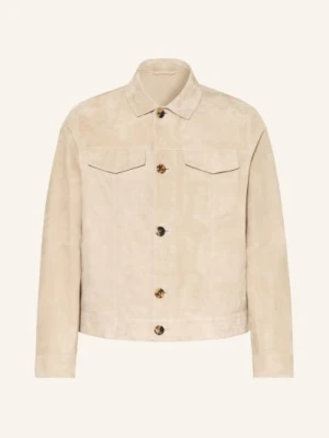 Manzoni 24 Kurtka Skórzana beige