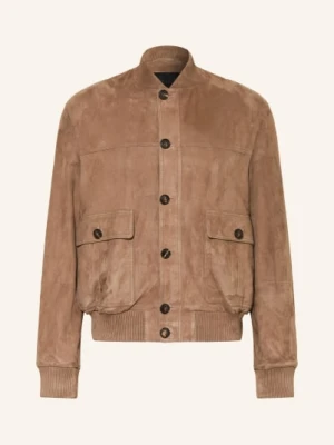 Manzoni 24 Kurtka Skórzana braun