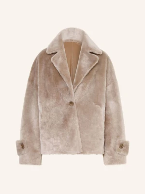 Manzoni 24 Kurtka Skórzana Dwustronna beige