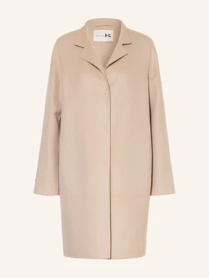 Manzoni 24 Płaszcz Wełniany Z Kaszmirem beige