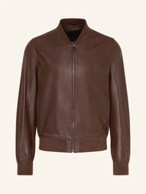 Manzoni 24 Skórzana Kurtka braun