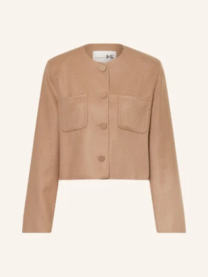 Manzoni 24 Żakiet Pudełkowy braun