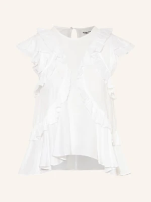 Marant Étoile Bluzka Nalou Z Falbanami weiss