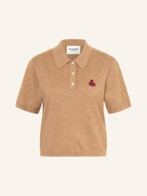 Marant Étoile Dzianinowa Koszulka Polo Althea braun