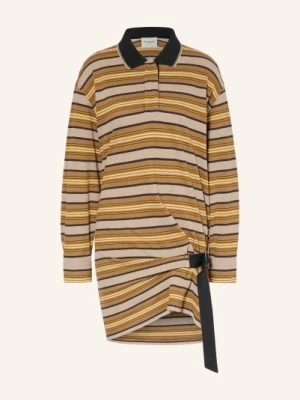 Marant Étoile Dzianinowa Sukienka Polo Isea beige