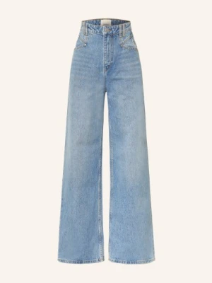 Marant Étoile Dżinsy Z Szerokimi Nogawkami Lemony blau