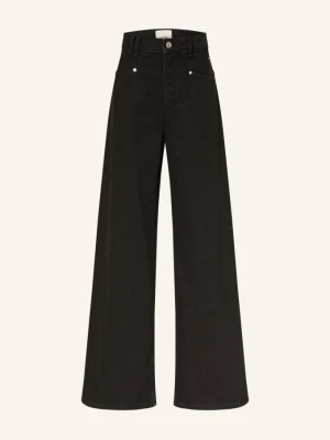 Marant Étoile Dżinsy Z Szerokimi Nogawkami Lemony schwarz 02FK FADED BLACK
