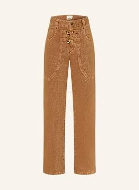 Marant Étoile Jeansy Straight Brinley orange