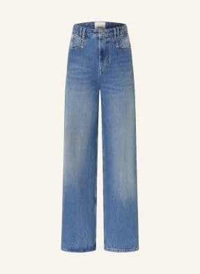 Marant Étoile Jeansy Straight Lemony blau