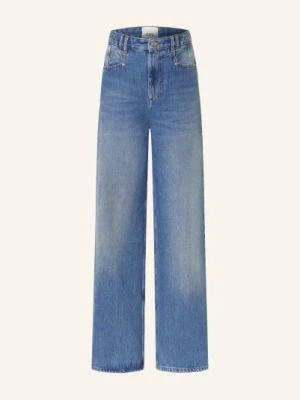 Marant Étoile Jeansy Straight Lemony blau