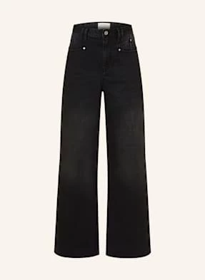 Marant Étoile Jeansy Straight Lemony schwarz