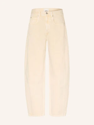 Marant Étoile Jeansy Typu Barrel Oriane beige