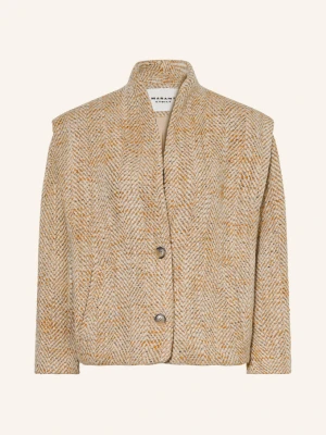 Marant Étoile Kurtka Z Tkaniny Bouclé Drogo beige
