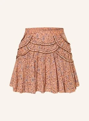 Marant Étoile Spódnica Ceola Z Falbankami orange