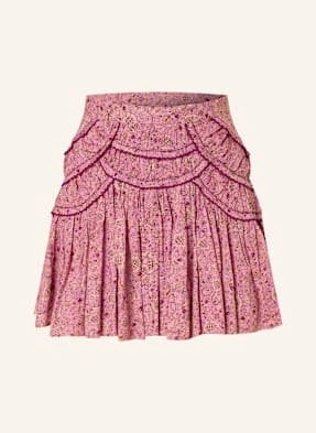 Marant Étoile Spódnica Ceola Z Falbankami pink