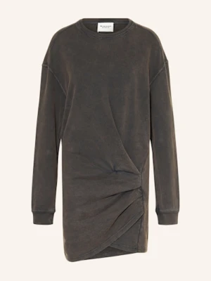 Marant Étoile Sukienka Dresowa Pipper W Stylu Kopertowym grau