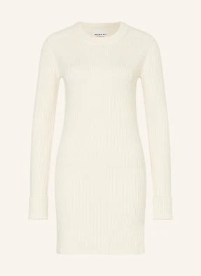 Marant Étoile Sukienka Z Dzianiny Garner Z Dodatkiem Wełny Merino weiss