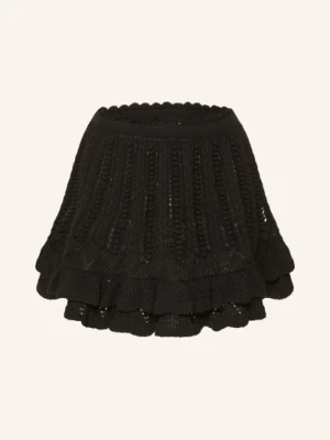 Marant Étoile Sukienka Z Dzianiny Nelle Z Falbanami schwarz