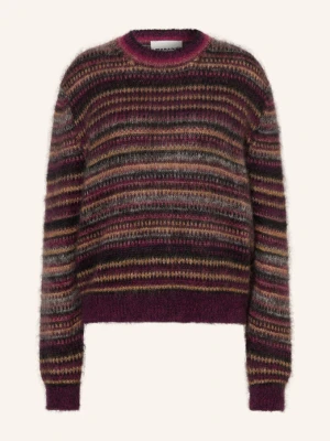 Marant Étoile Sweter Morine Z Moherem lila purpurowy