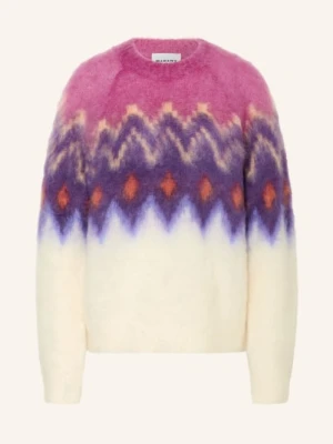 Marant Étoile Sweter Oversize Ambre Z Moheru pink