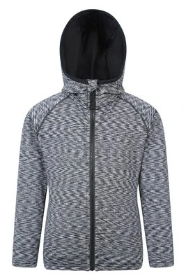 Marathon — dziecięca bluza w paski z kapturem - Black Mountain Warehouse