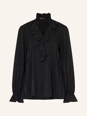 Marc Aurel Bluzka Z Błyszczącą Przędzą schwarz