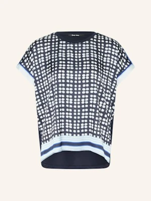 Marc Aurel Bluzka Z Mieszanki Materiałów blau