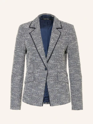 Marc Aurel Bouclé-Blazer Z Błyszczącą Przędzą blau