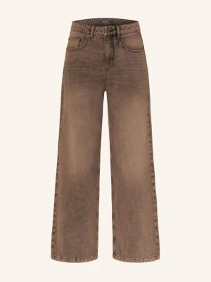 Marc Aurel Dżinsy Z Szerokimi Nogawkami braun 700020 brown denim